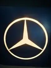 1980s Mercedes-Benz Illuminated Dealership Sign