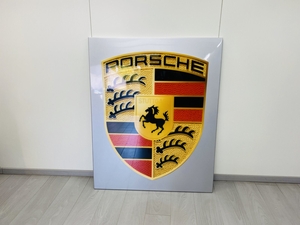 Authentic Porsche Dealership Sign Crest (53" x 41")