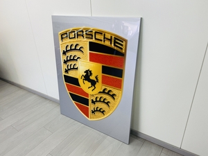 Authentic Porsche Dealership Sign Crest (53" x 41")