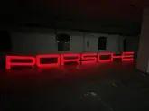 DT: Illuminated Porsche Dealership Sign