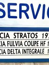  Authentic Lancia Dealership Sign (40" x 28" x 2" )