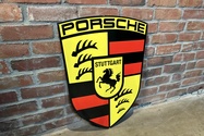 No Reserve Large Enamel Porsche Style Crest