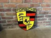No Reserve Enamel Porsche Style Crest