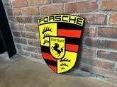 No Reserve Enamel Porsche Style Crest