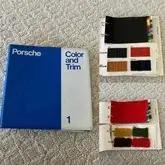  Genuine 1977 Porsche Dealership Color & Trim Book