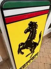 DT: Authentic Illuminated Ferrari Dealership Sign