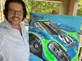 DT: "Porsche 917 Hippie" Painting by Michael Ledwitz