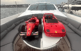  Pair of Toys Toys Ferrari Electric Go-Karts