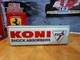 Illuminated Double-Sided Koni Shock Absorbers Sign