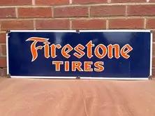 No Reserve Firestone Tires Enamel Sign