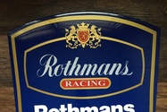 Authentic Porsche Rothmans Crest (22" x 15")