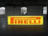 Illuminated Pirelli Sign