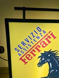 Illuminated Ferrari Servizio Assistenza Sign