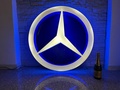  Illuminated Mercedes-Benz Sign