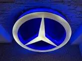  Illuminated Mercedes-Benz Sign