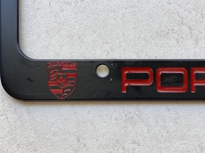 NO RESERVE - Newport Beach Porsche License Plate Frame
