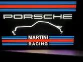 No Reserve Illuminated Porsche Martini Racing Style Sign