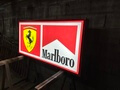 Illuminated Marlboro Ferrari Style Sign