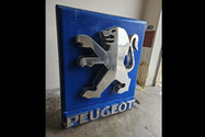DT: Double Sided Peugeot Sign