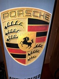 DT: Illuminated Double Sided Domed Porsche Dealership Sign