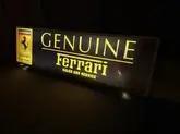 DT: Authentic Illuminated Ferrari Sign