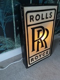 No Reserve Illuminated Vintage Rolls-Royce Sign