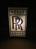 No Reserve Illuminated Vintage Rolls-Royce Sign