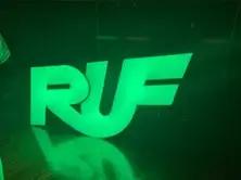  Authentic Large Illuminated RUF Sign