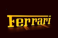 DT: Illuminated Ferrari Style Sign