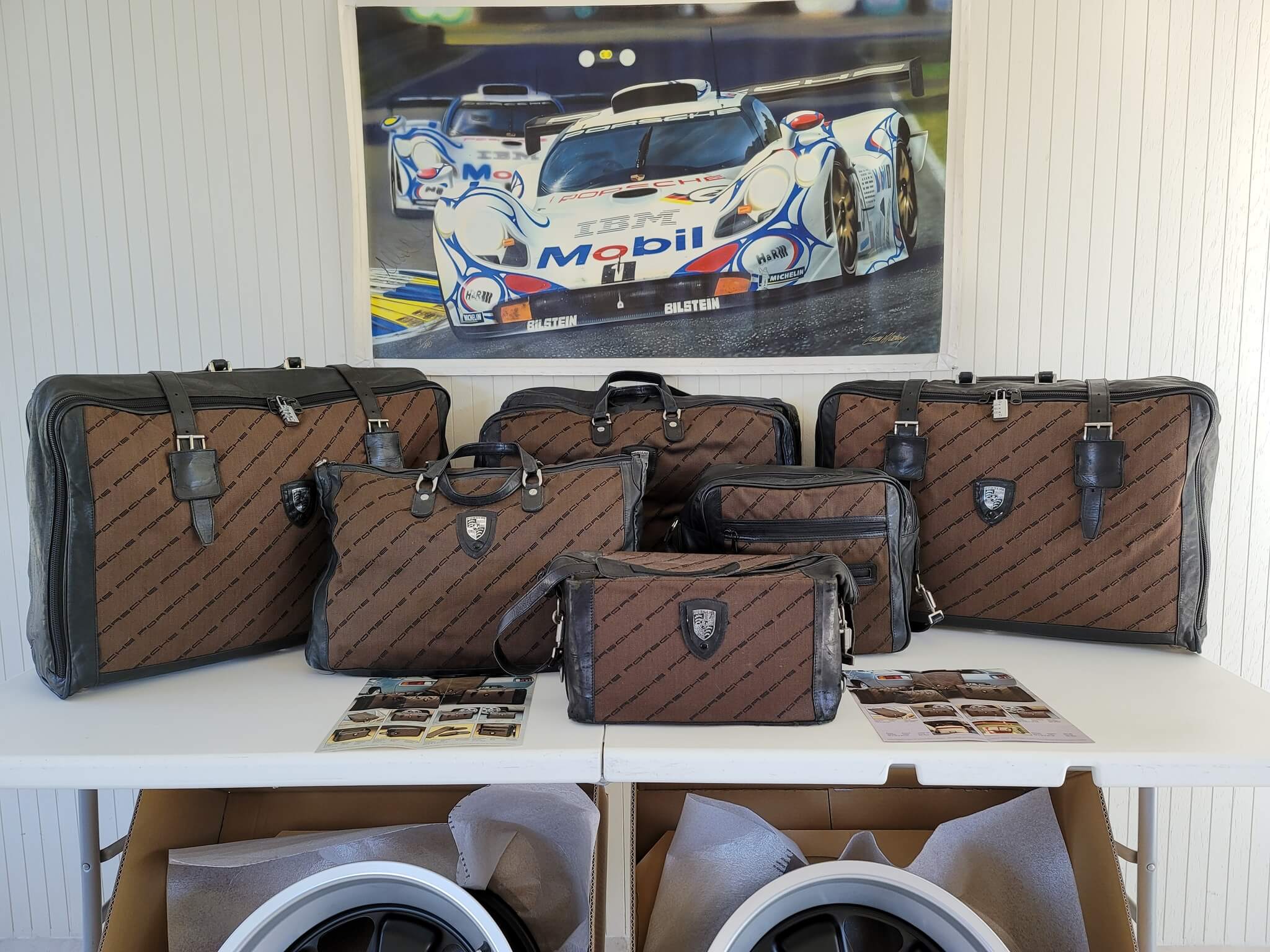 Six-Piece Seeger Porsche Luggage Set