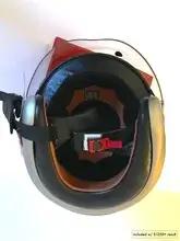 No Reserve New Ferrari Rosso Helmet in Nero Daytona