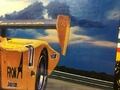 No Reserve Porsche 962C Painting by Greg Stirling