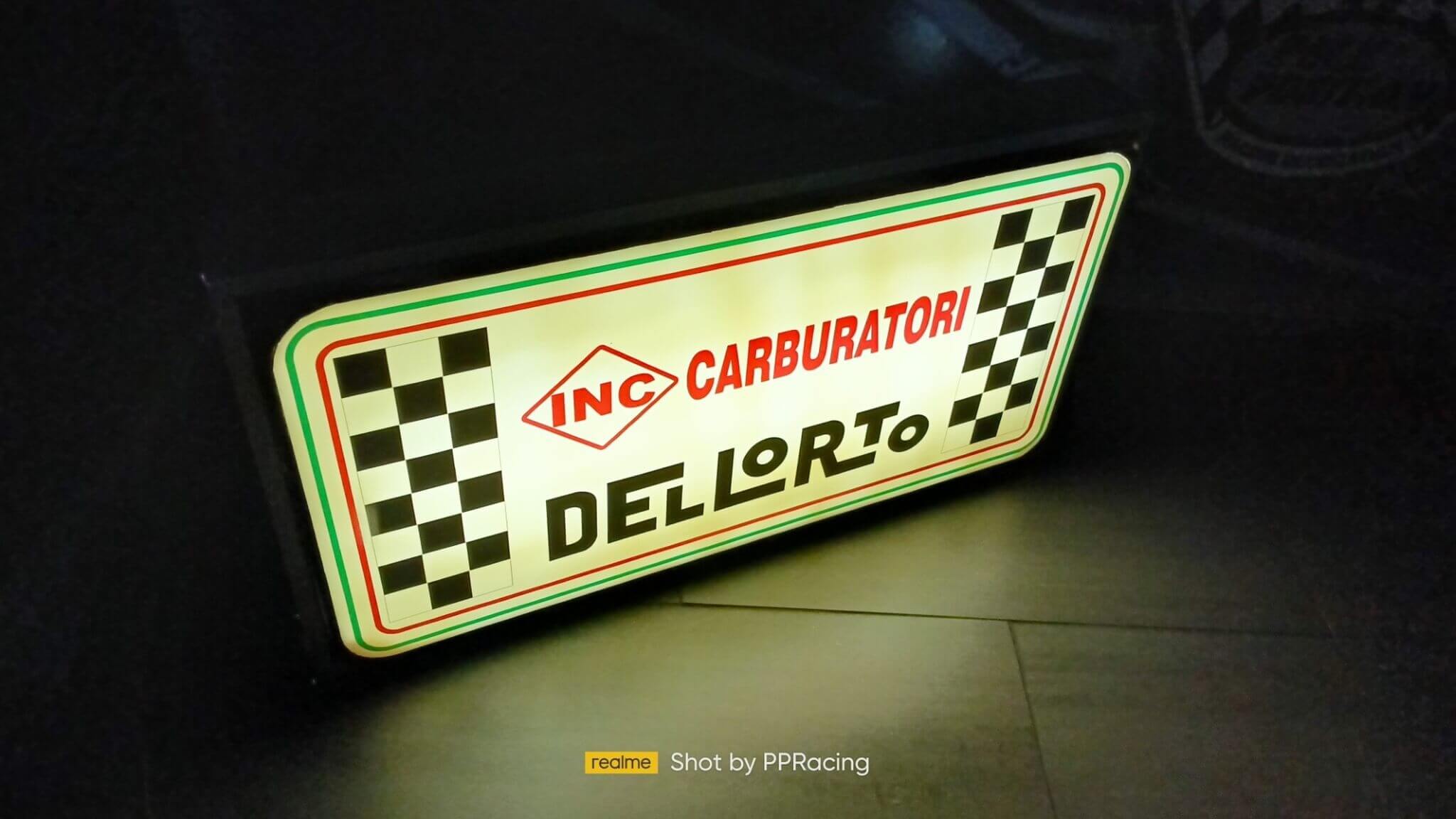  Illuminated Dellorto Carburatori Sign