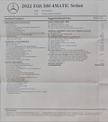 2022 Mercedes-Benz EQS 580+ 4MATIC