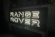 No Reserve Illuminated Land Rover-Range Rover Dealership Sign