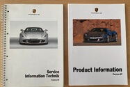 Porsche Carrera GT Service/ Sales Internal Technical Booklets