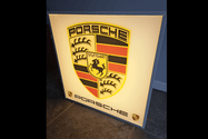  Illuminated Vintage Porsche Stuttgart Sign