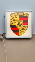 DT: 1970's Illuminated Porsche Mechanic Sign