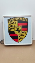 DT: 1970's Illuminated Porsche Mechanic Sign