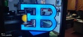 DT: Illuminated EB Bugatti Sign