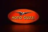 DT: Illuminated Moto Guzzi Sign
