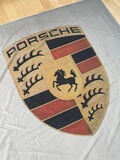 No Reserve Rare 1990's Porsche Dealership Flag
