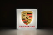 Porsche Crest Illuminated Sign