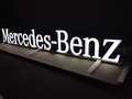 DT: 1990’s Mercedes-Benz illuminated Inscription Sign