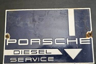  1950's Porsche Diesel Service Sign