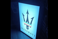  Illuminated Maserati Dealership Sign