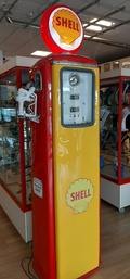 1950's Illuminated Shell Gas Pump