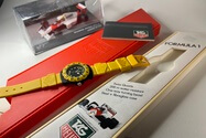 No Reserve 1980's Tag Heuer Formula One model 380.513/1 Watch and Model Car