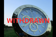 WITHDRAWN Rolex Daytona Porsche Edition Wall Clock
