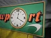  Newport Cigarettes Racing Sponsor Clock for 1980s Indy Cars